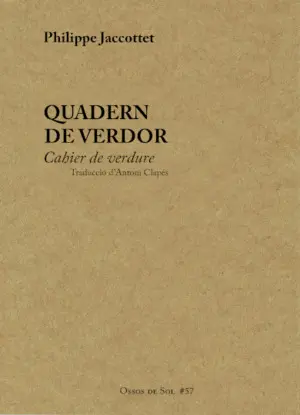 QUADERN DE VERDOR