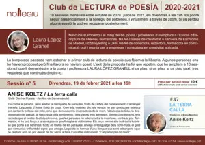 CLUB LECTURA POESIA: LA TERRA CALLA