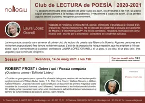 SESSIÓ 8 CLUB LECTURA POESIA: FROST. GEBRE I SOL