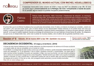 SESIÓN 6 HOUELLEBECQ: DECADENCIA OCCIDENTAL