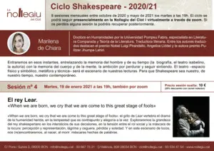 SESIÓN 4 SHAKESPEARE: EL REY LEAR