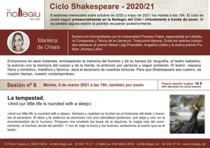 SESIÓN 6 SHAKESPEARE: LA TEMPESTAD